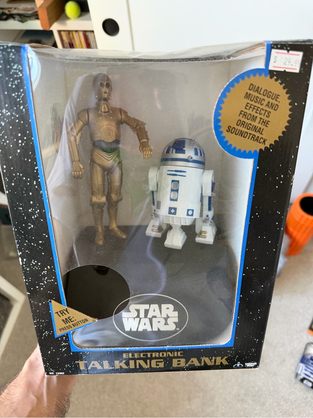 Star Wars C-3PO Gold & R2-D2 White/Blue Electronic Figure Bank